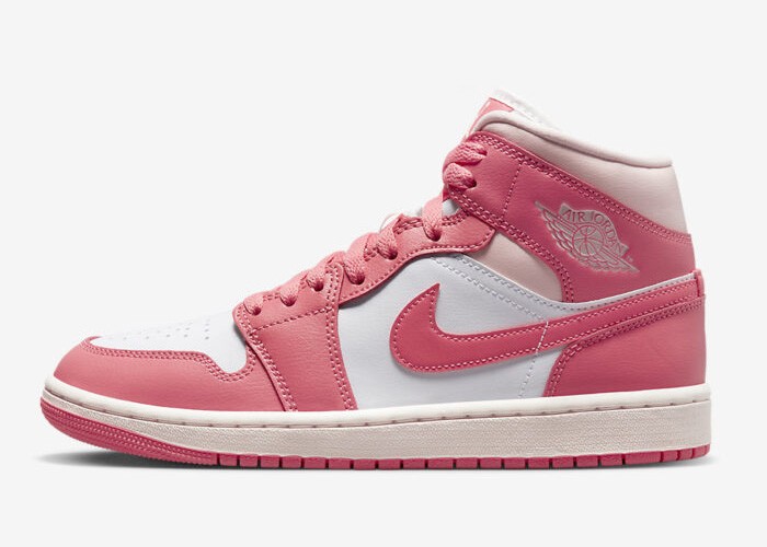 Air Jordan 1 Mid 'Strawberries and Cream' - BQ6472-186