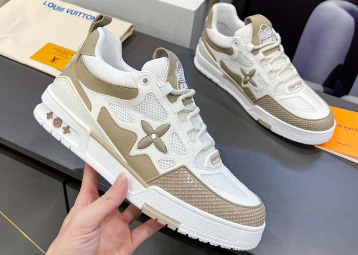 L***V Skate Sneaker Beige