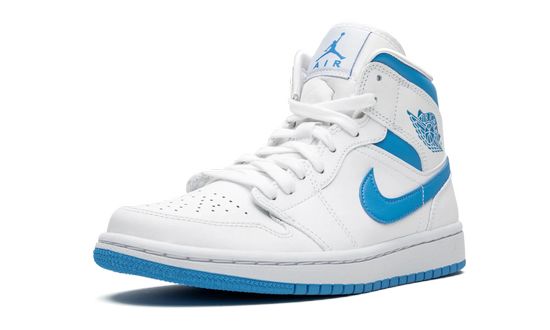 Air Jordans 1 Mid Sail Light Blue BQ6472-114