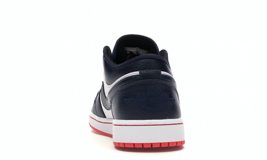 AIR JORDAN 1 LOW OBSIDIAN, EMBER GLOW & WHITE 553558 481